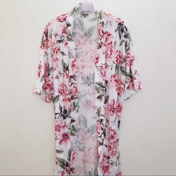 Show Me Your Mumu Floral Kimono Sweater Cardigan - Picture 4 of 8